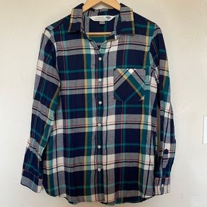 Blue/Green Plaid Old Navy Button Down